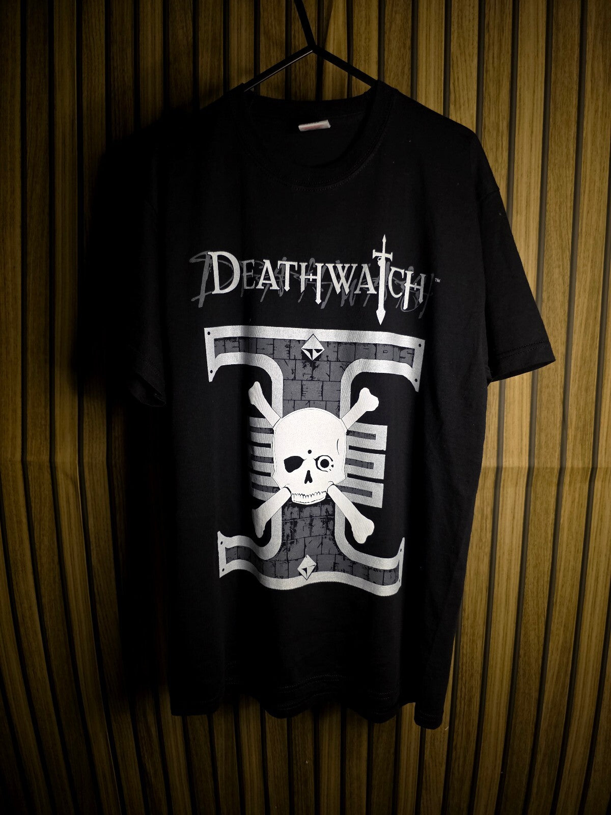 2011 Warhammer Deathwatch Space Marines Graphic T-Shirt Black Medium