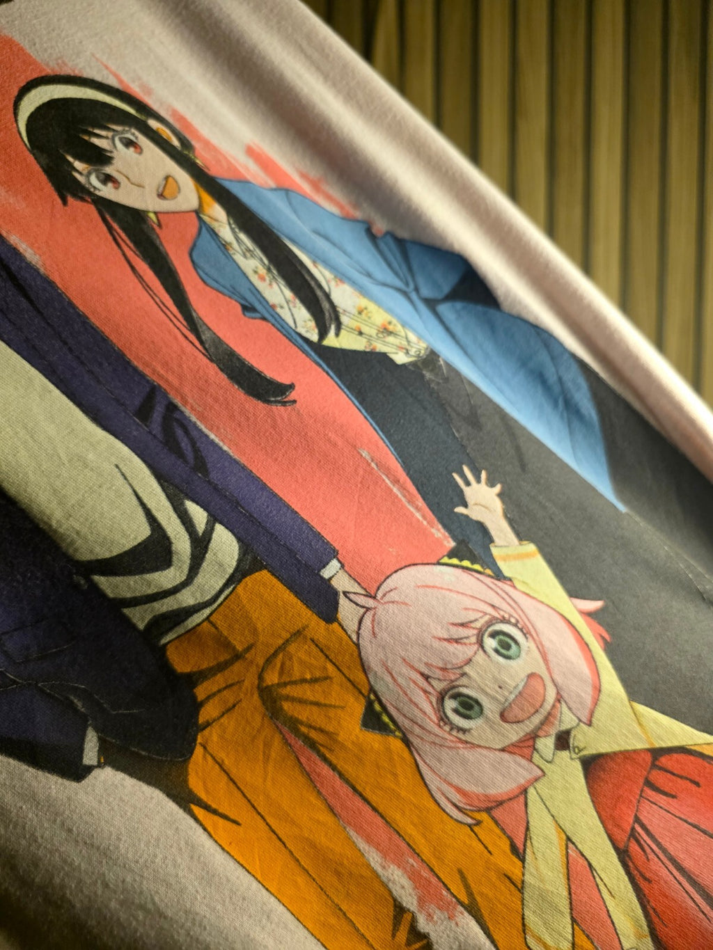 Crunchyroll SPY×FAMILY Graphic T-Shirt Beige Size L