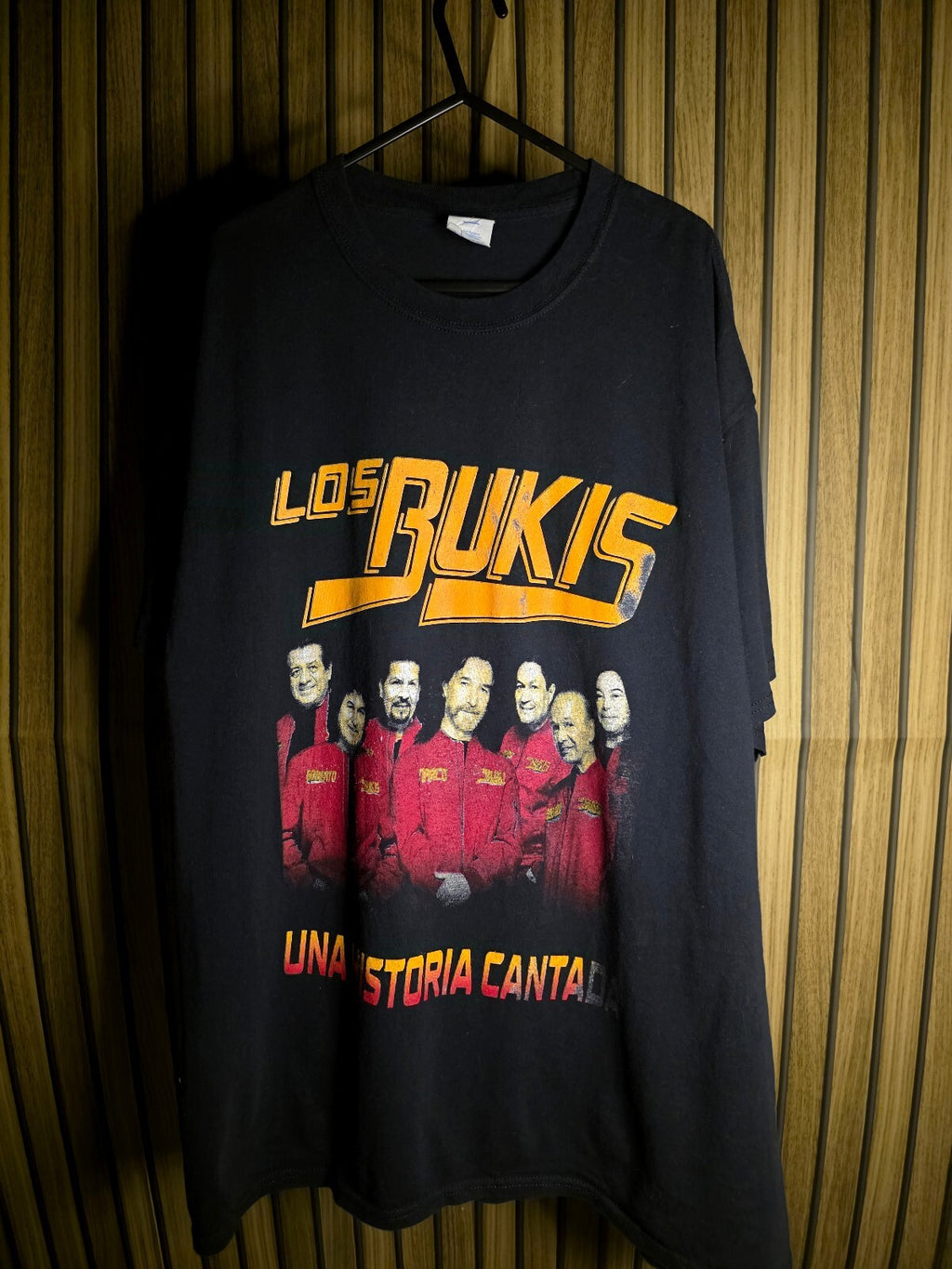 Los Bukis Una Historia Cantada 2023 USA Tour Black T-Shirt XL