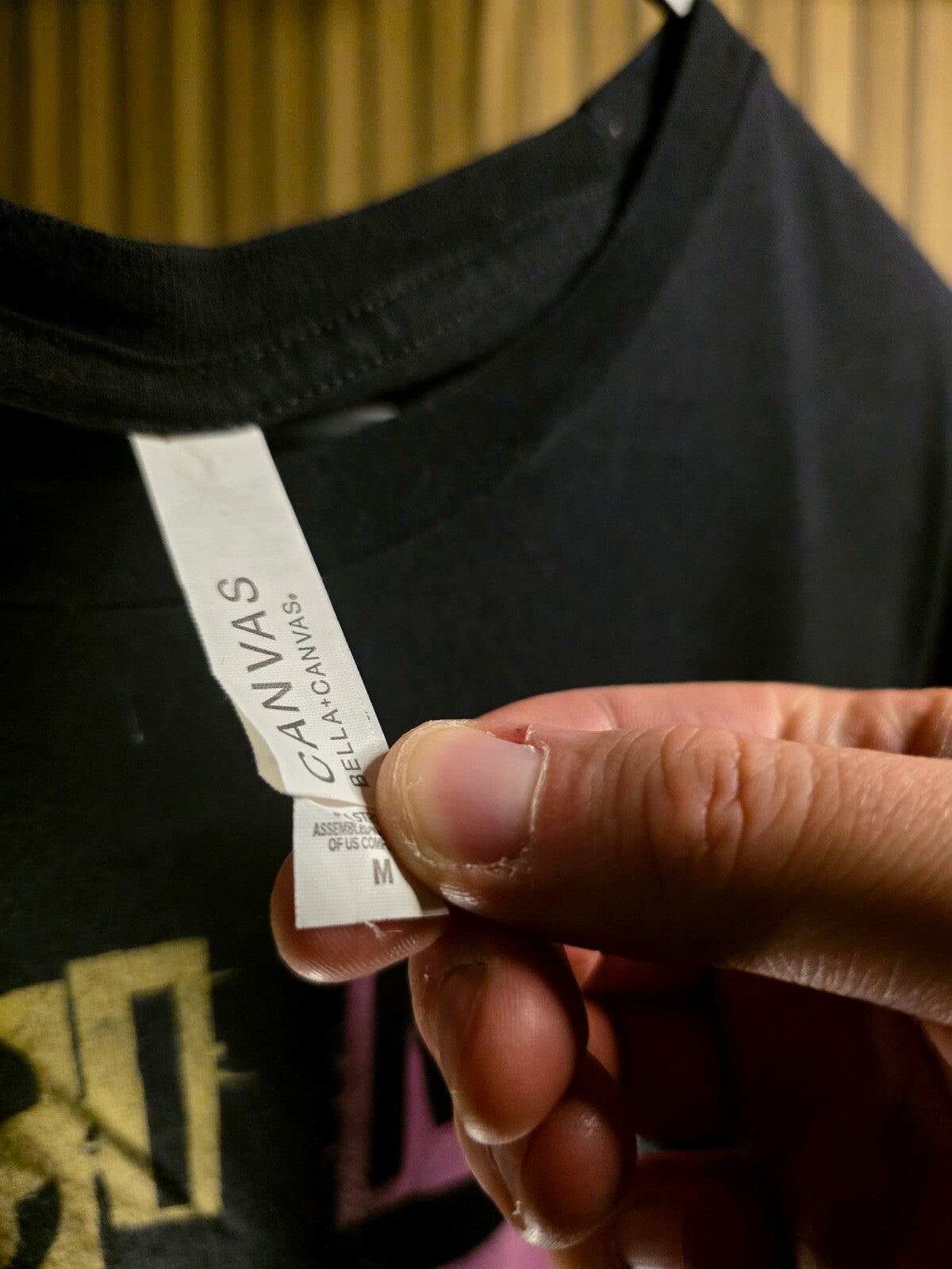 Bella+Canvas Gucci Mane Graphic T-Shirt Black Medium