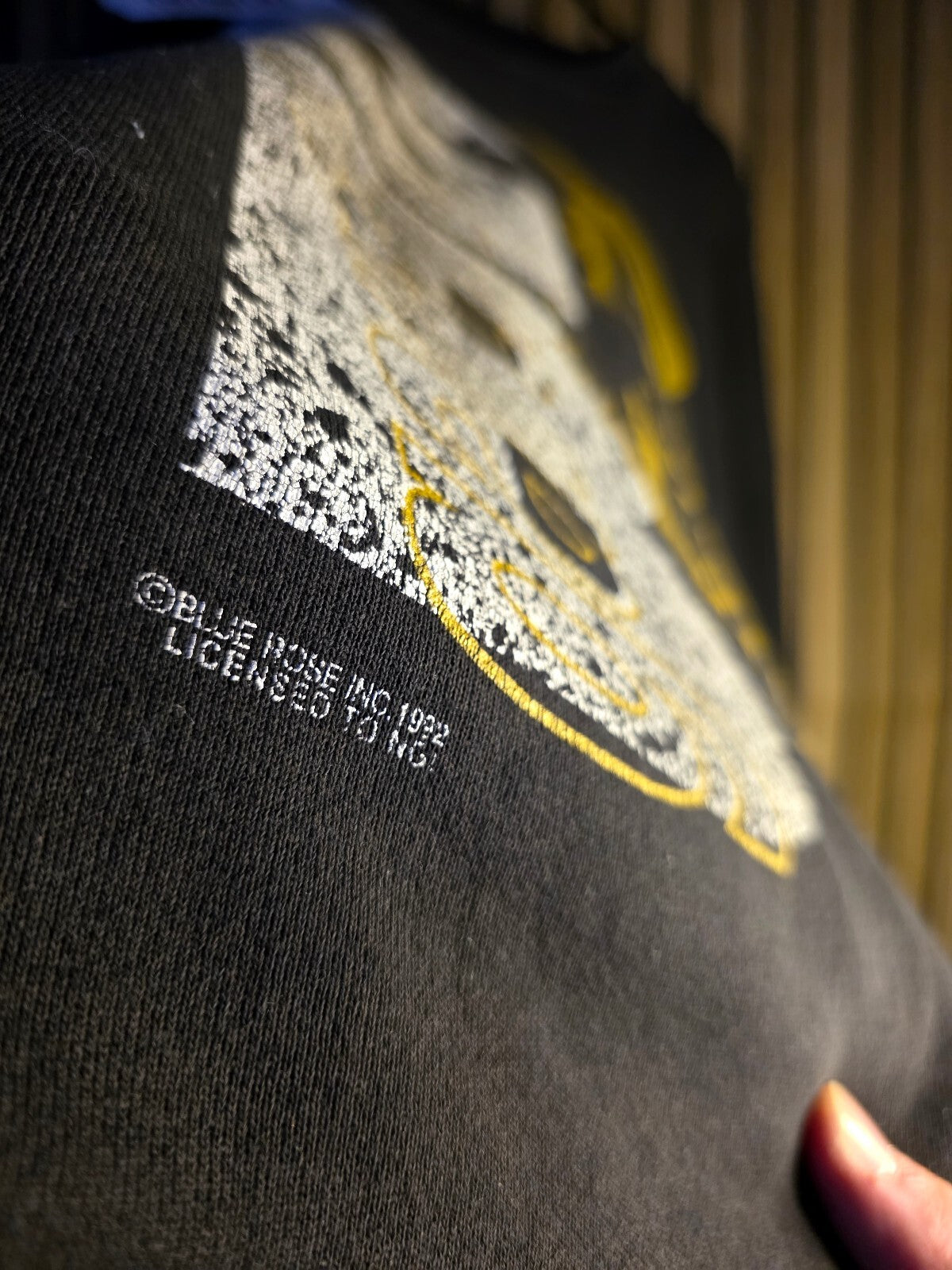 Rare Garth Brooks 1992 Vintage Graphic Sweatshirt Cowboy Print Black XLarge