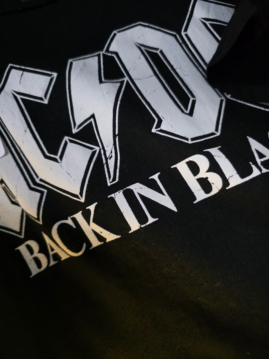 AC/DC Back In Black Graphic T-Shirt Black Large
