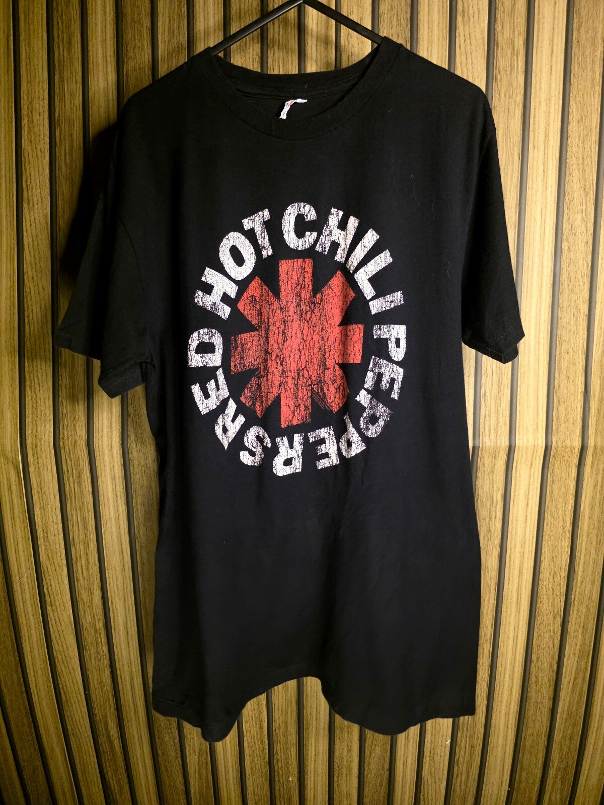 Red Hot Chili Peppers Graphic T-Shirt Black Size M