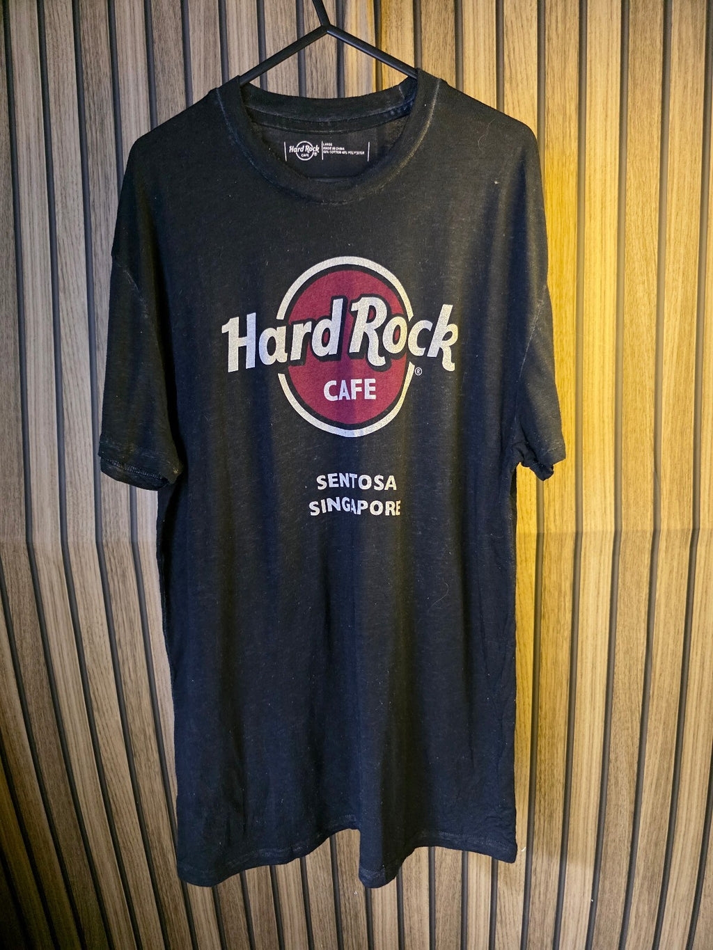 Hard Rock Cafe Sentosa Singapore Black T-shirt Large