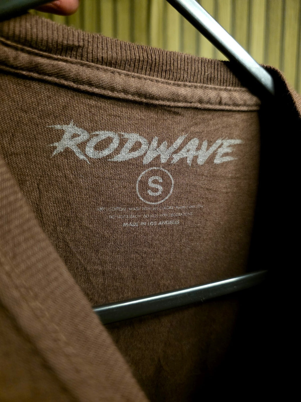 Rodwave Nostalgia Tour T-Shirt Brown Small