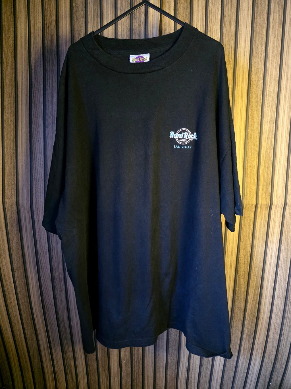 Vintage 90s Hard Rock Hotel Las Vegas Black Cotton T-shirt Size XL
