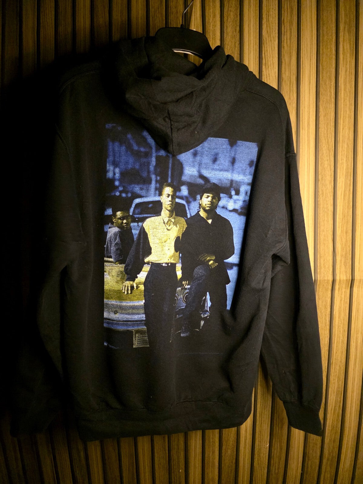Boyz N The Hood Hoodie Black Graphic Print Size Medium