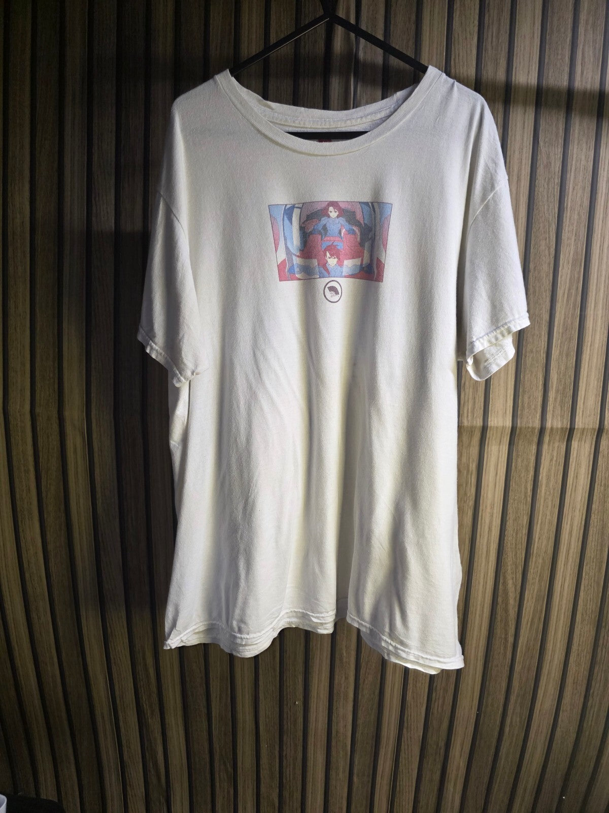 Hanes Otakon 2018 Anime Graphic T-Shirt White Large
