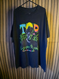 Never Broke Again Top Dawg Entertainment YG T-Shirt Neon Graphic Black XL
