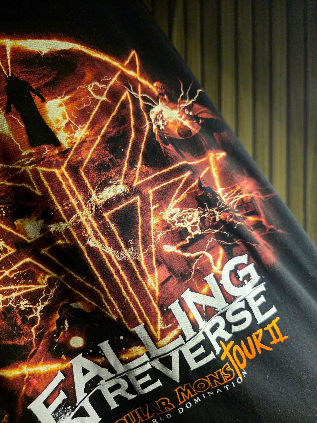 Falling In Reverse Popular Monster Tour II Black T-Shirt Small