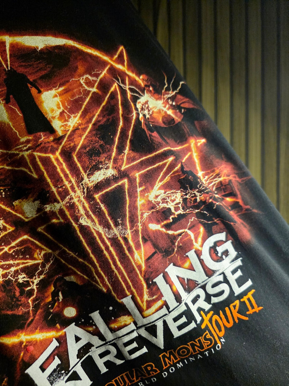 Falling In Reverse Popular Monster Tour II Black T-Shirt Small