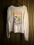 Sailor Moon Long Sleeve T-Shirt Anime Graphic White Size S