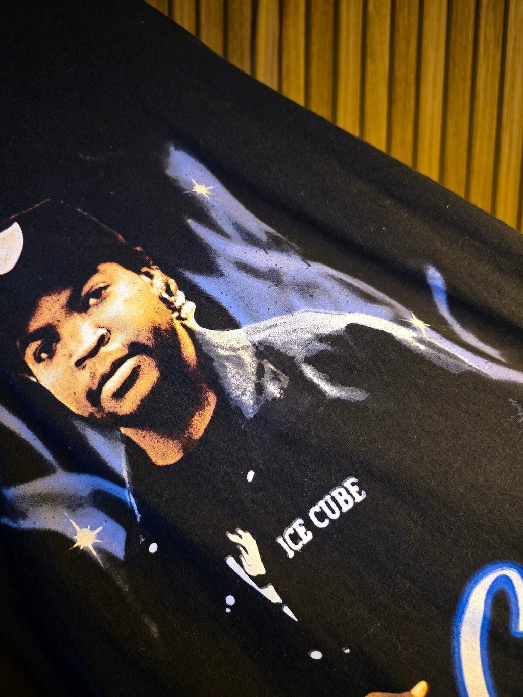 Ice Cube Graphic T-Shirt Black Small