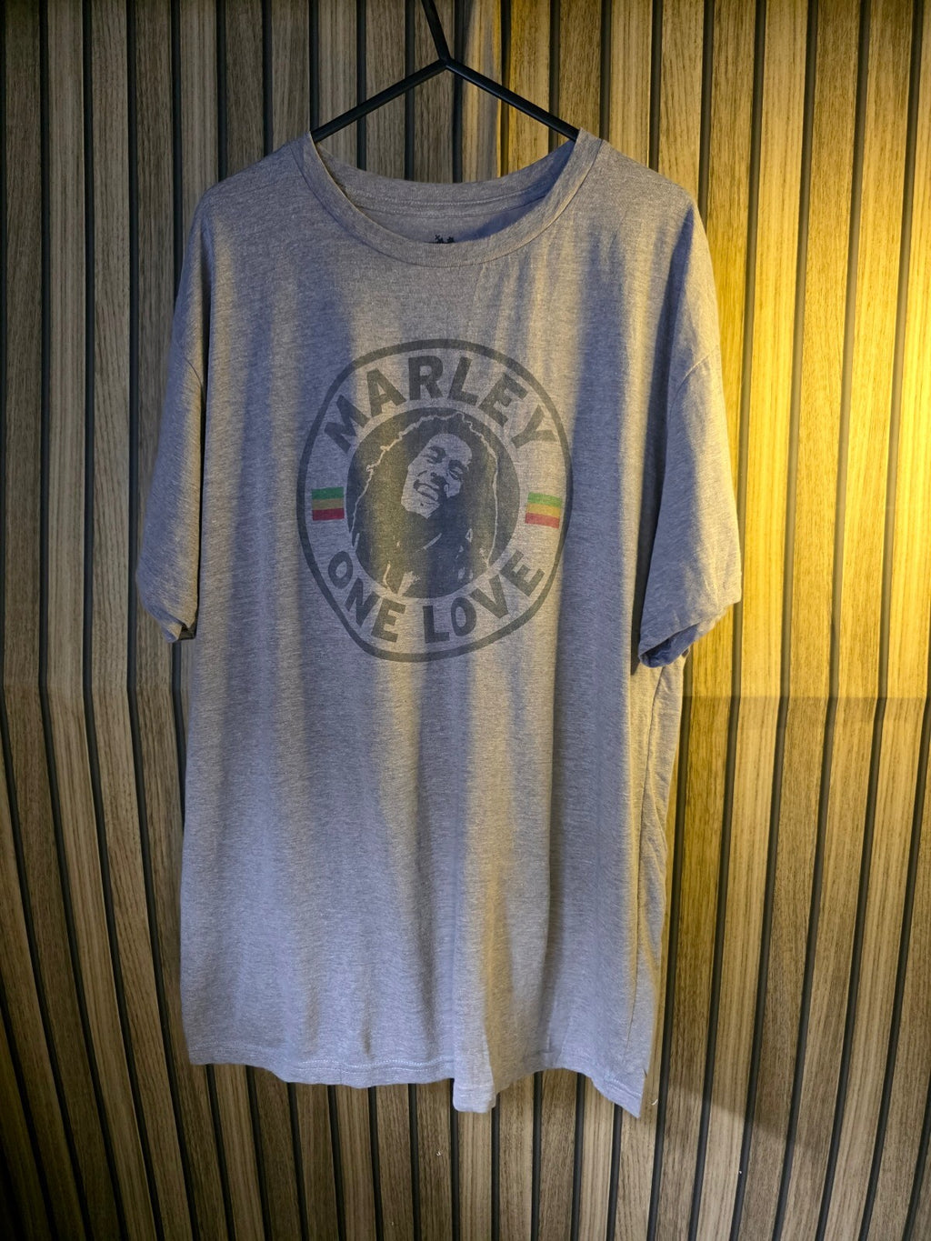 Zion Rootswear Marley One Love Graphic T-Shirt Grey XL