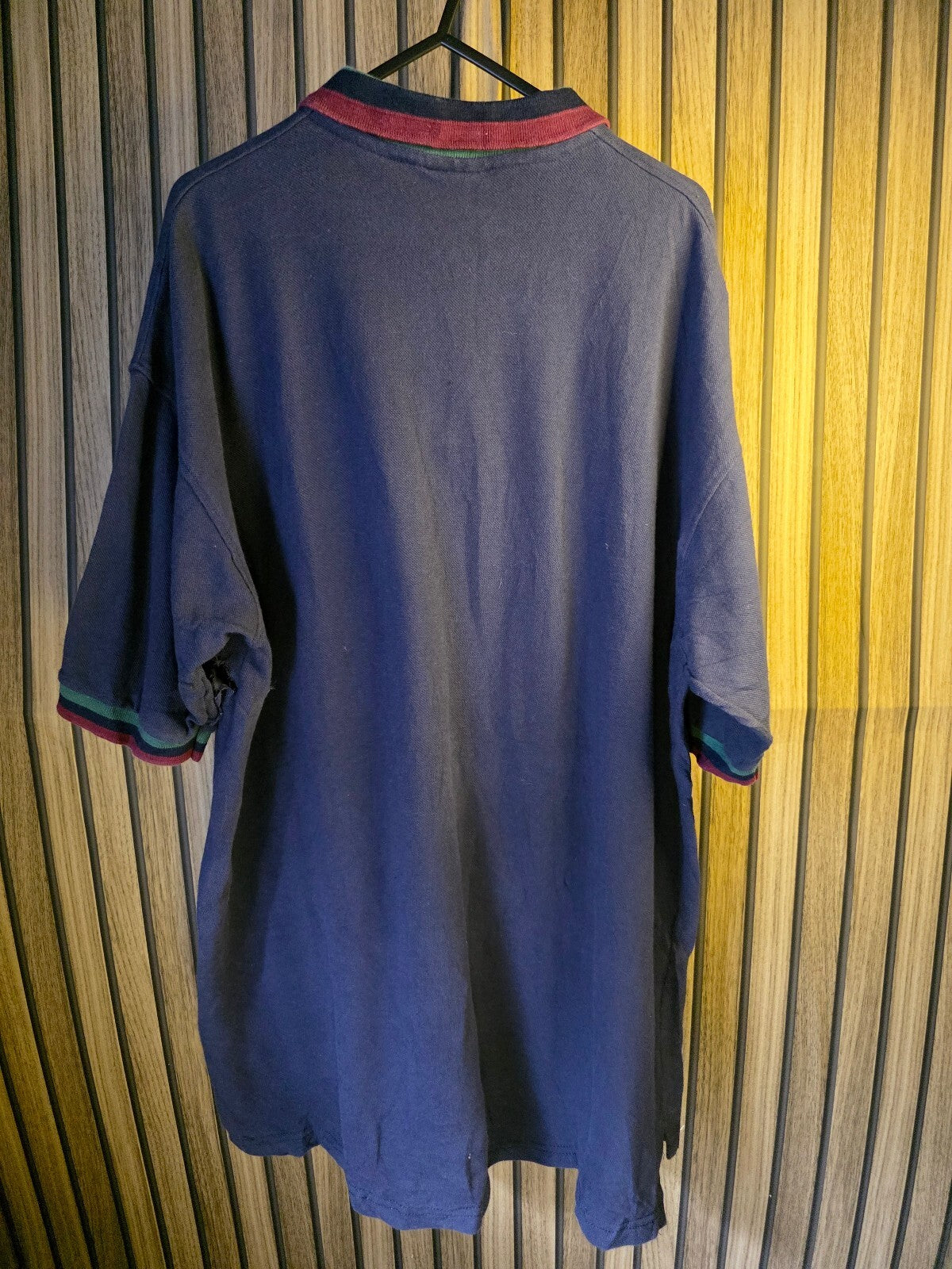 Hard Rock Cafe Atlanta Polo Shirt Navy Blue X-Large