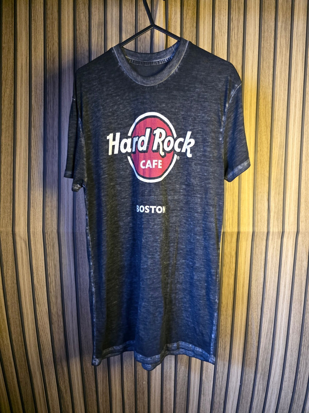 Hard Rock Cafe Boston Graphic T-Shirt Black Medium