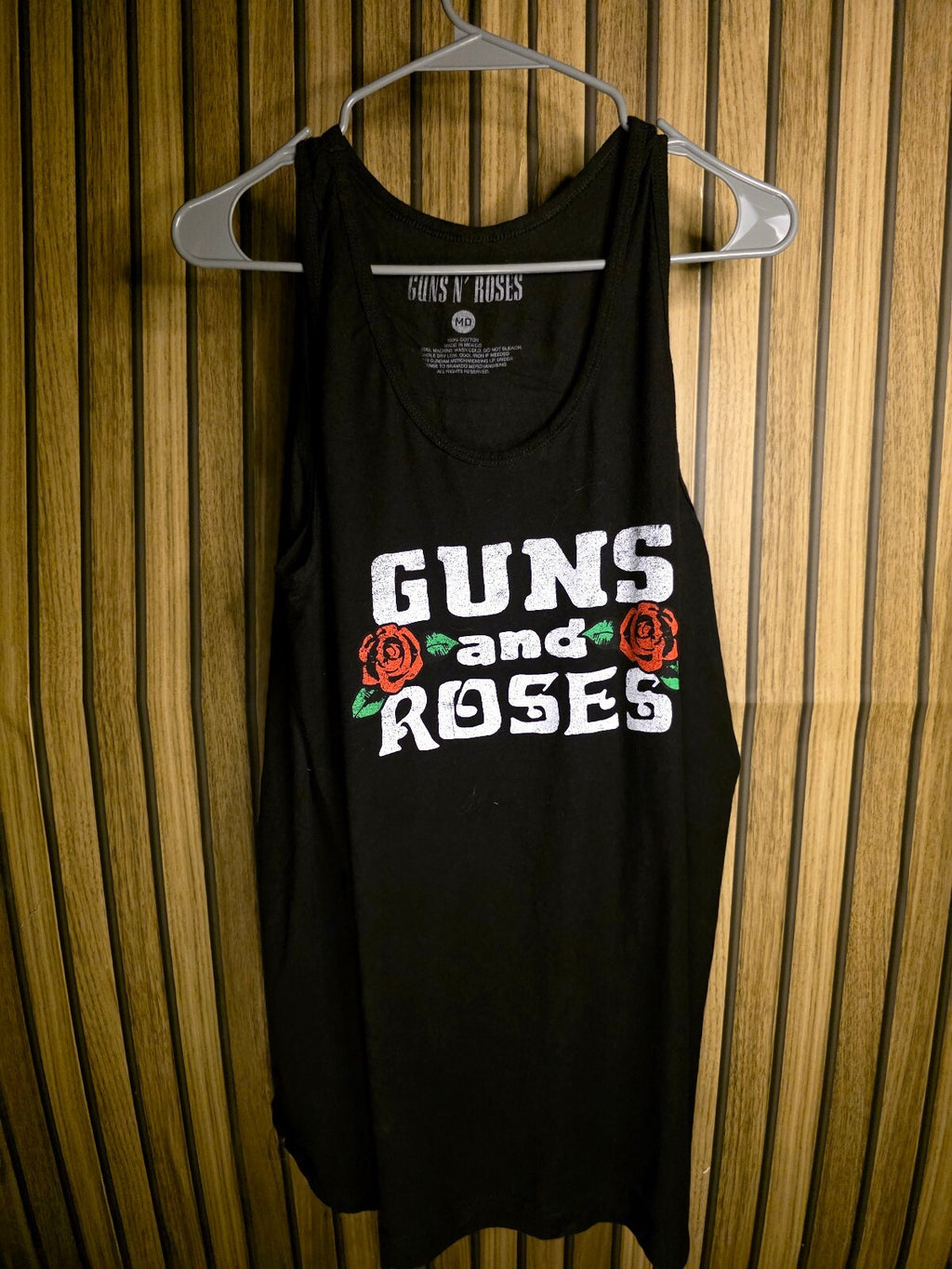Guns N' Roses Black Graphic Band Tank Top Medium
