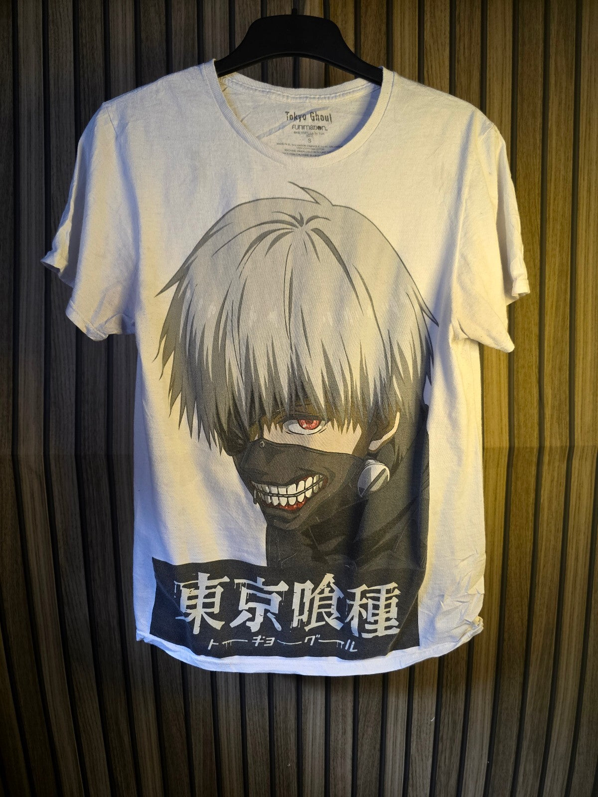 Funimation Tokyo Ghoul Kaneki Graphic T-Shirt White Size S