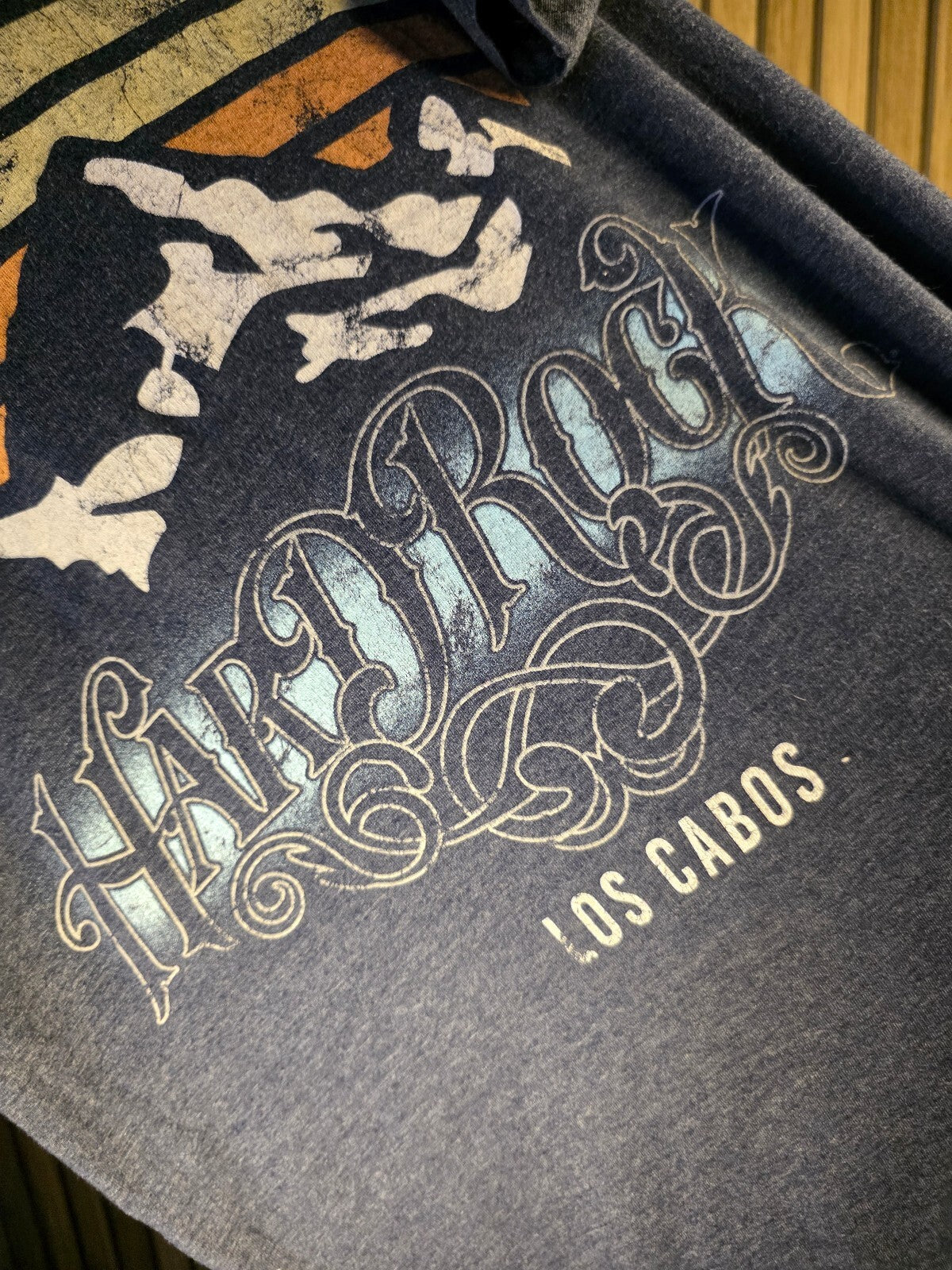 Hard Rock Los Cabos Graphic T-Shirt Blue Medium