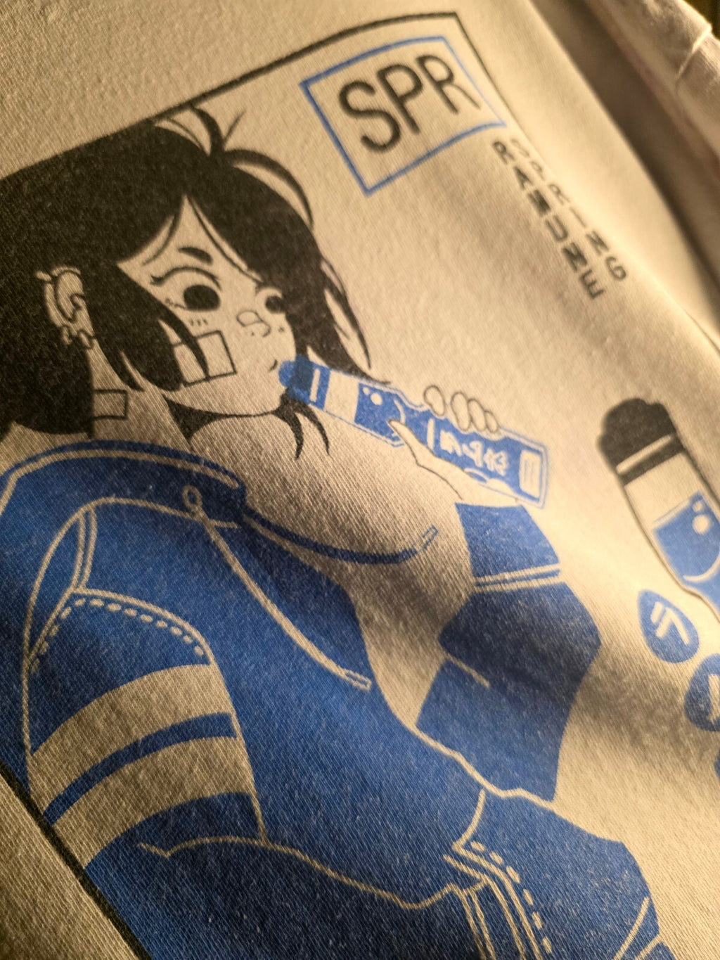 Bandage Brigade Spring Ramune Graphic Long Sleeve T-Shirt White Regular Large