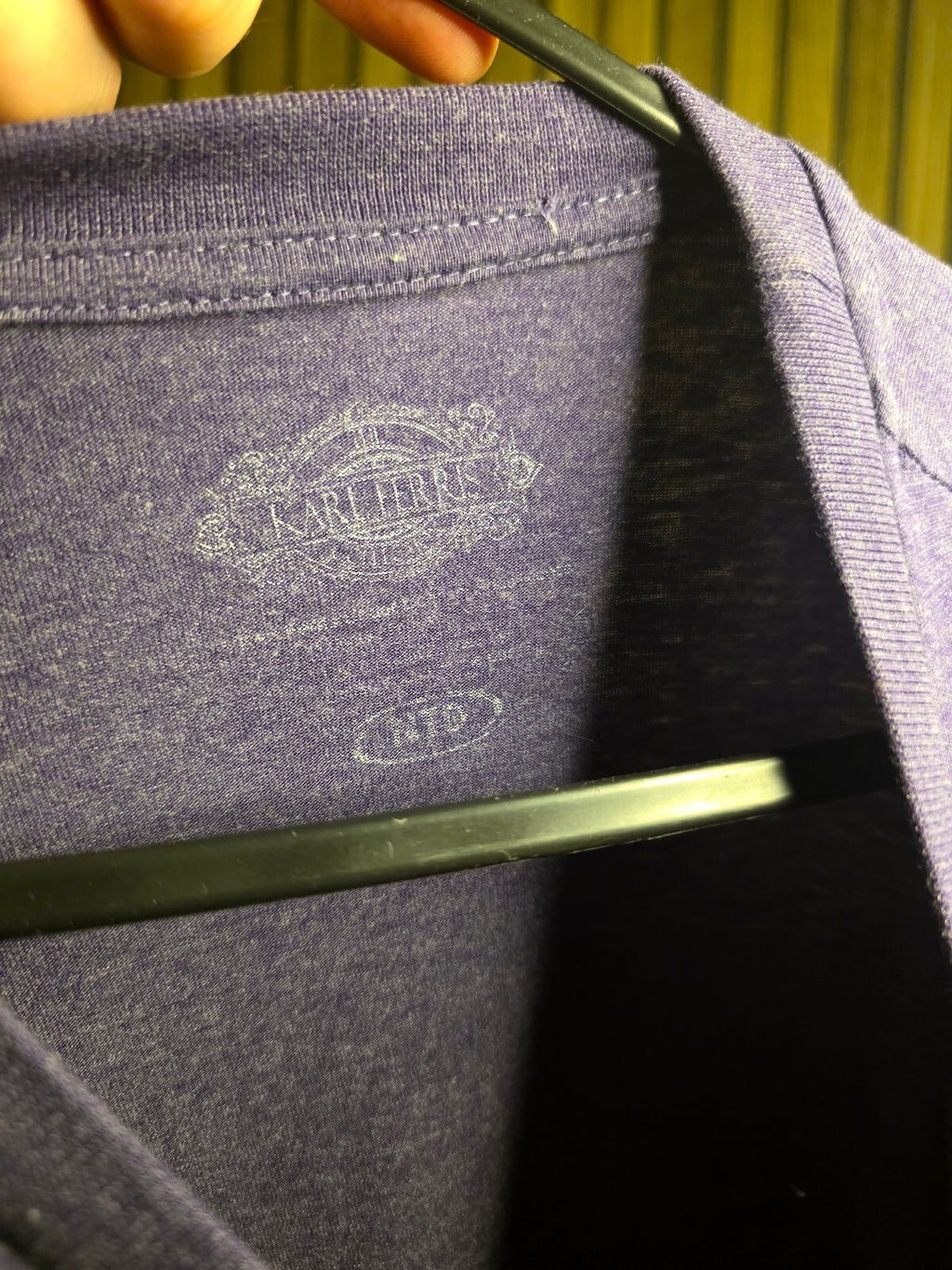 Karl Harris Purple Graphic T-Shirt Size M