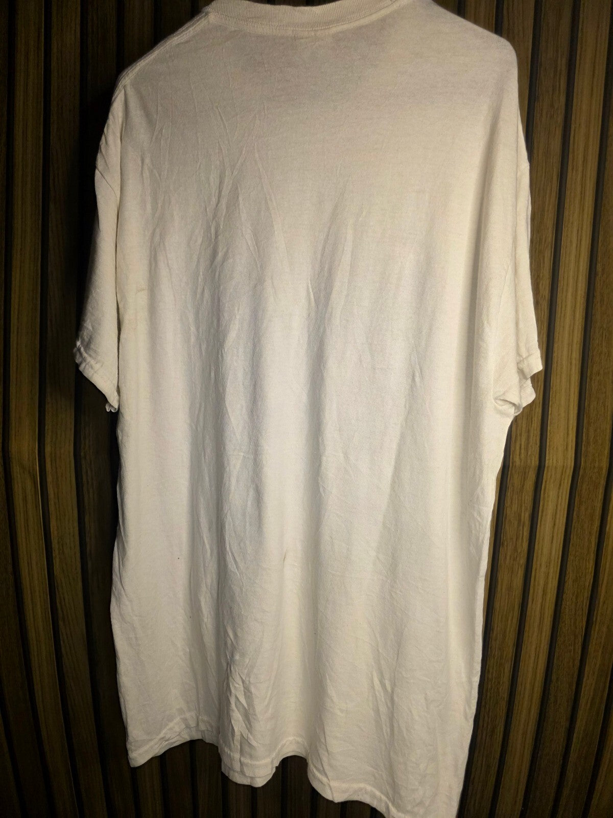 Gildan Stay Sick Graphic T-Shirt Black White Size L