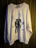 Vinyl Icon KISS Band Graphic Sweatshirt Cream XL