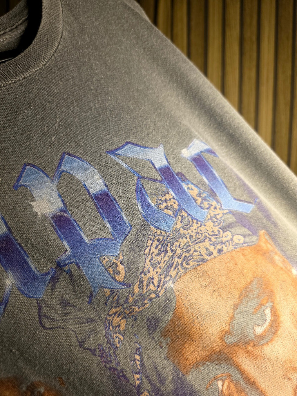 2Pac Tupac All Eyez On Me Graphic T-Shirt Grey Size S