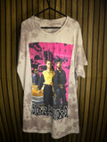 Boyz N The Hood Graphic T-Shirt Tie-Dye Beige Cotton Size LG