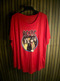 AC/DC High Way to Hell Tour 1979 Graphic T-Shirt Red 2X