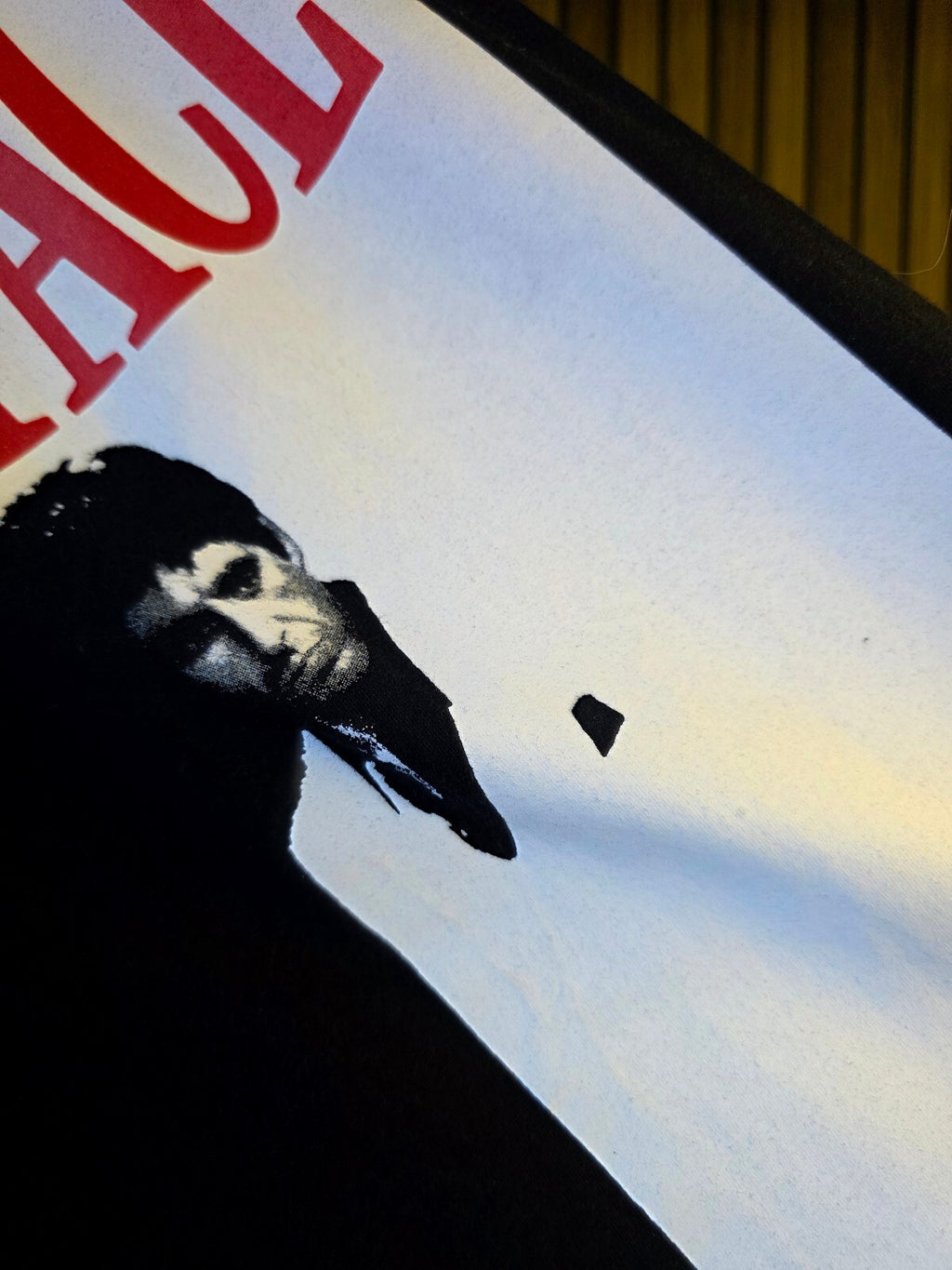Scarface Movie Graphic T-Shirt Black Red White Size M
