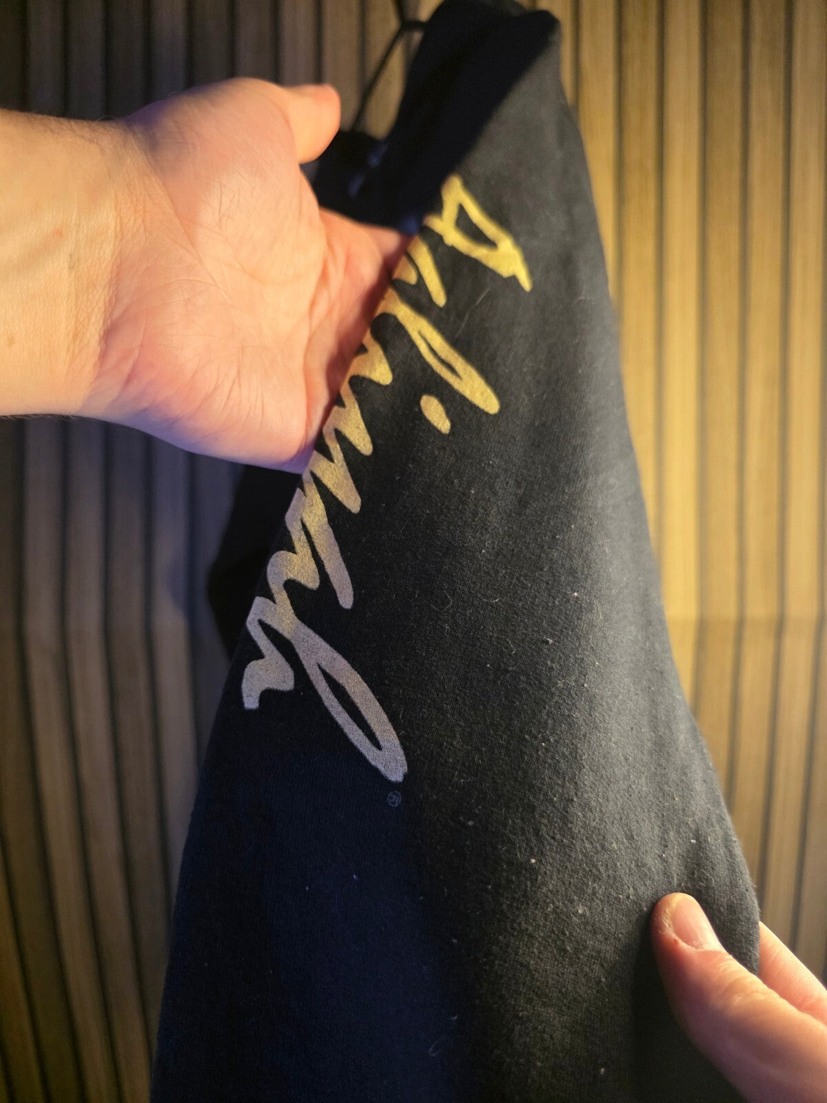Adimark Black Hoodie Miss You Graphic Small