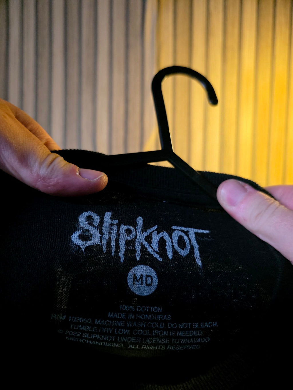 Slipknot Tour 2022 Band Graphic Black T-Shirt Medium
