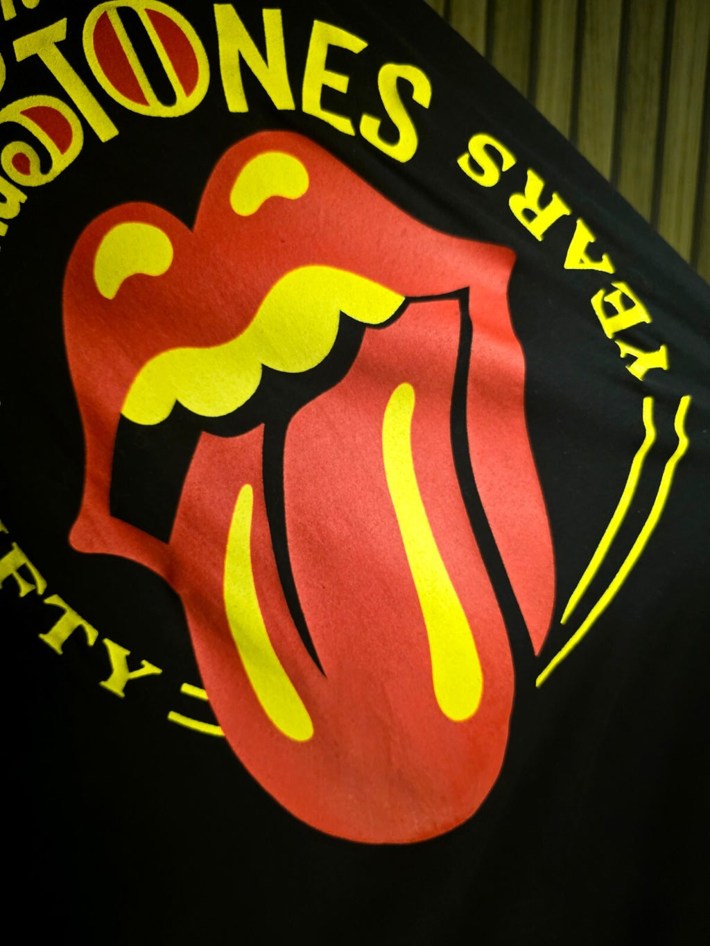 Stedman The Rolling Stones 50 Years Graphic T-Shirt Black Large