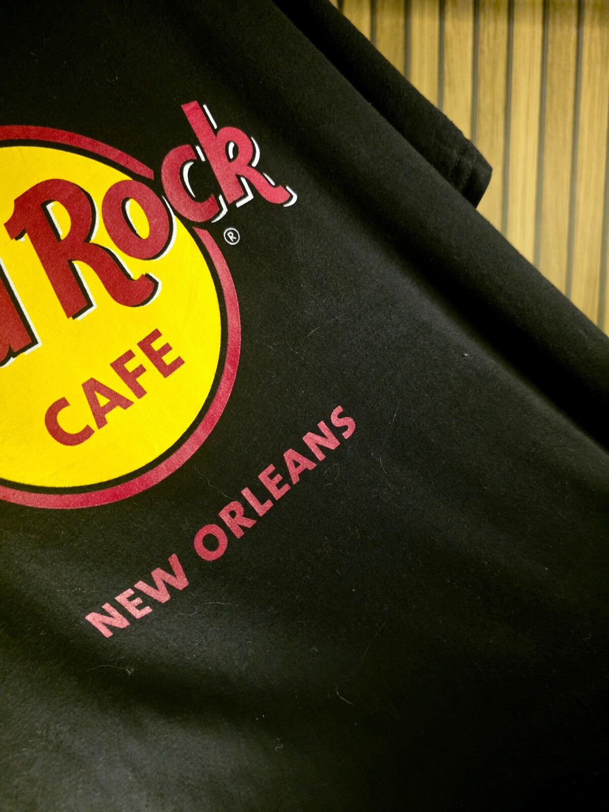Hard Rock Cafe New Orleans Black Graphic T-Shirt Size L