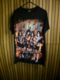 Gildan KISS End of the Road World Tour Black Graphic T-Shirt Small