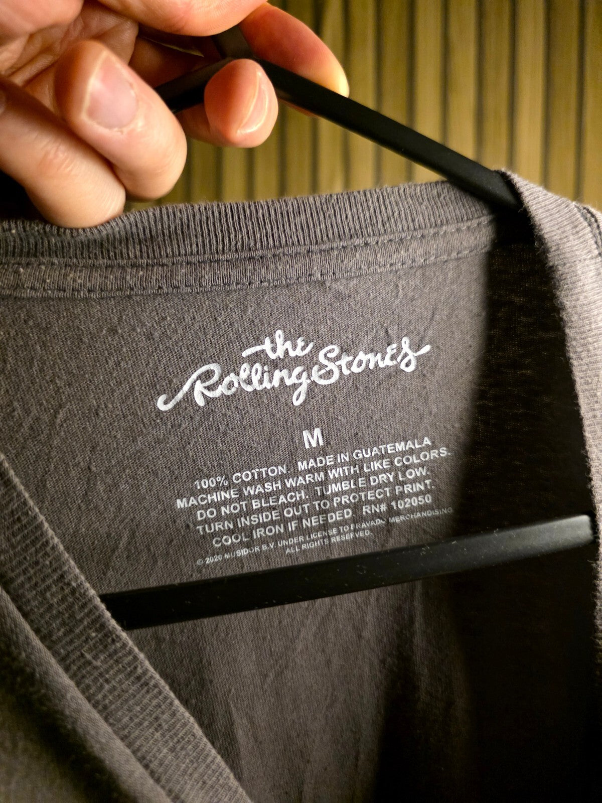The Rolling Stones T-Shirt Multi Tongue Graphic Black Medium