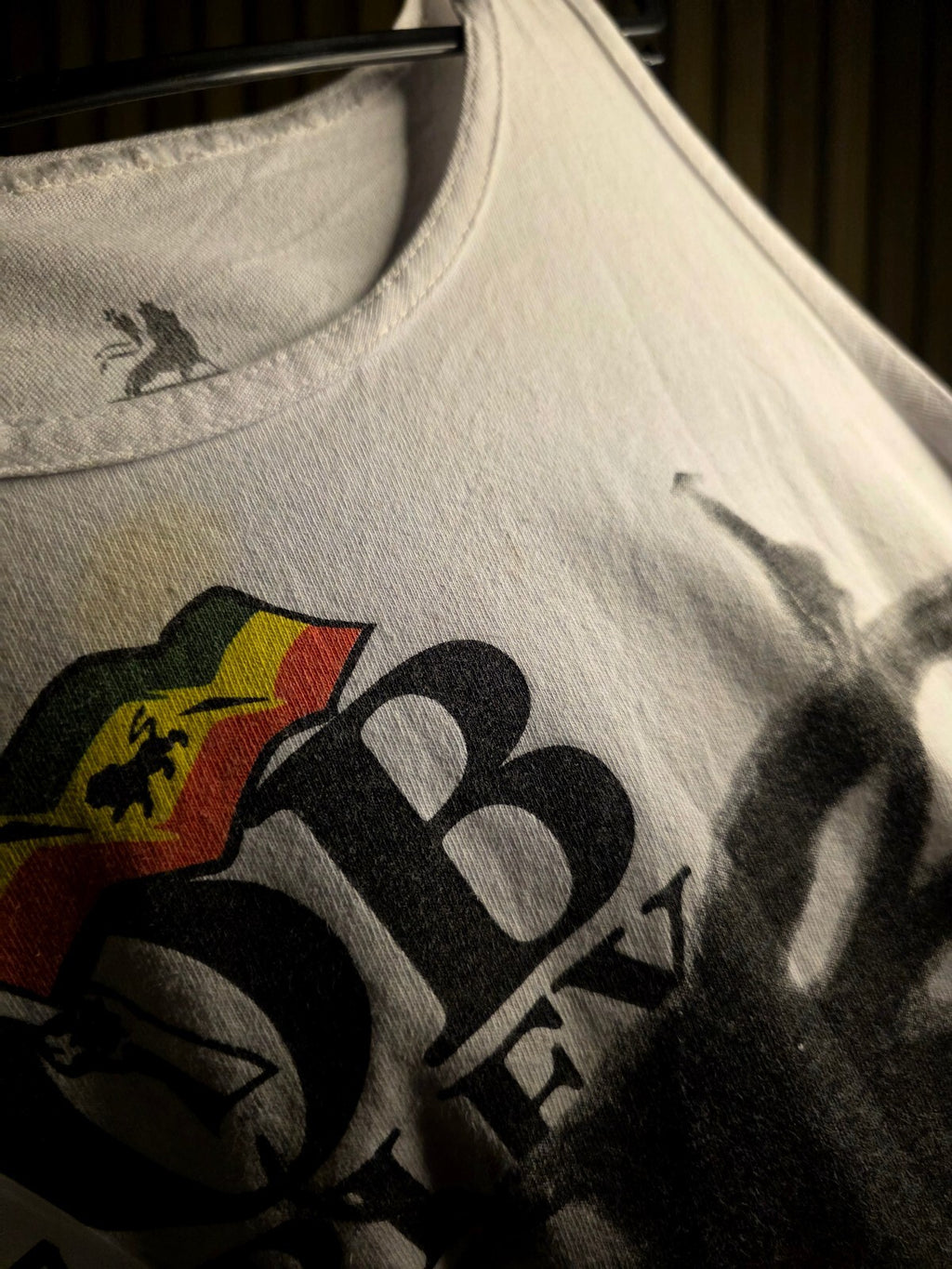Zion Bob Marley Graphic Tank Top White Medium