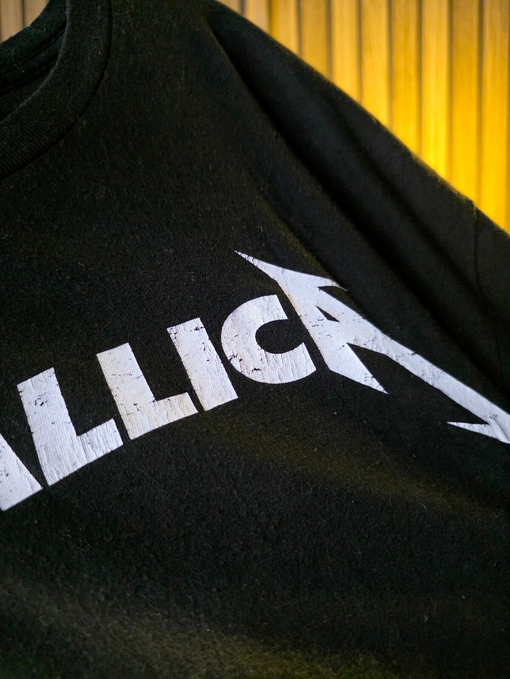 Metallica Band Logo Black T-shirt XL