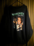 Whitney Houston Vintage Sweatshirt Black Size Large
