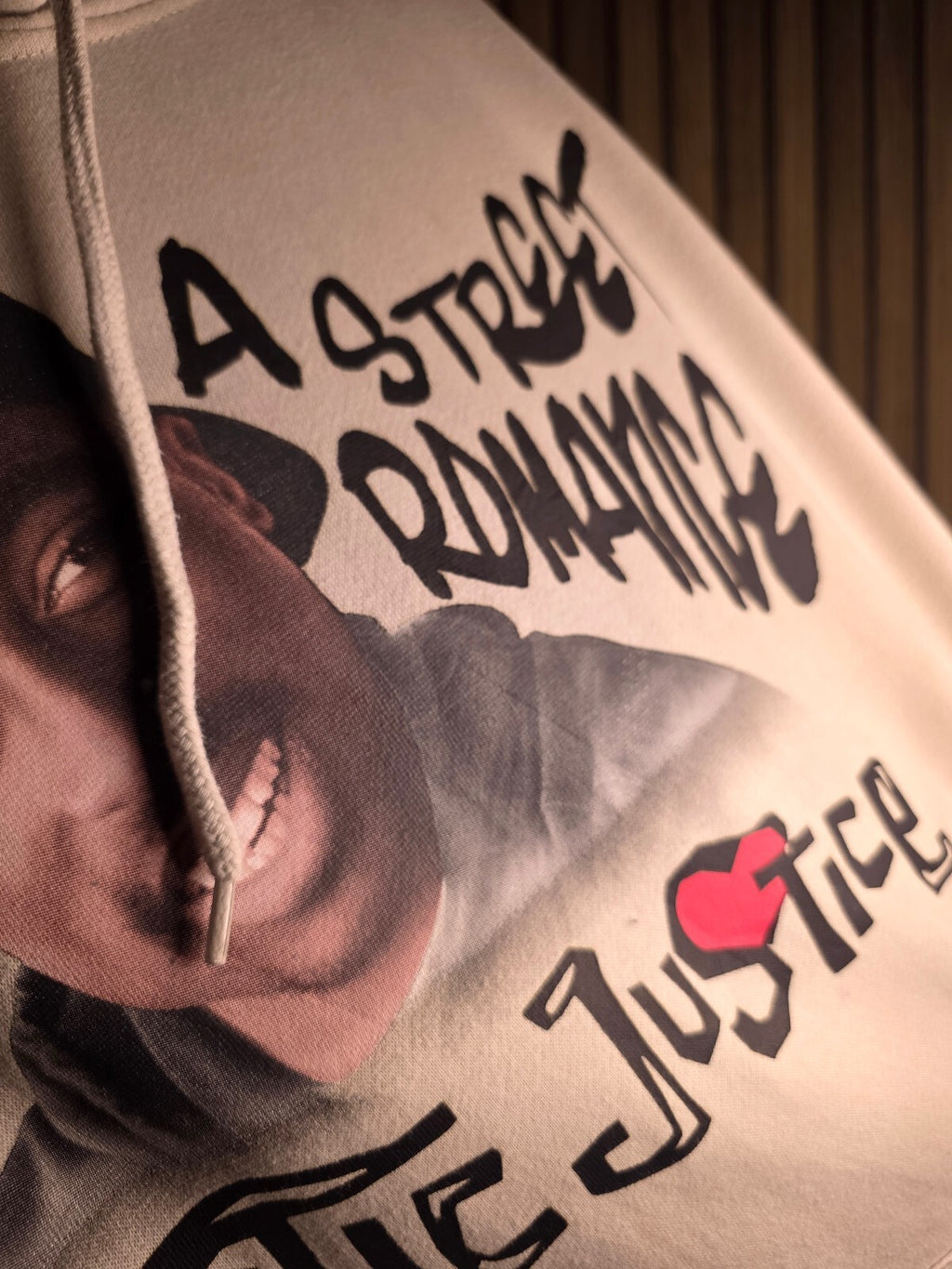 Chemistry A Street Romance Poetic Justice Hoodie Beige Size S