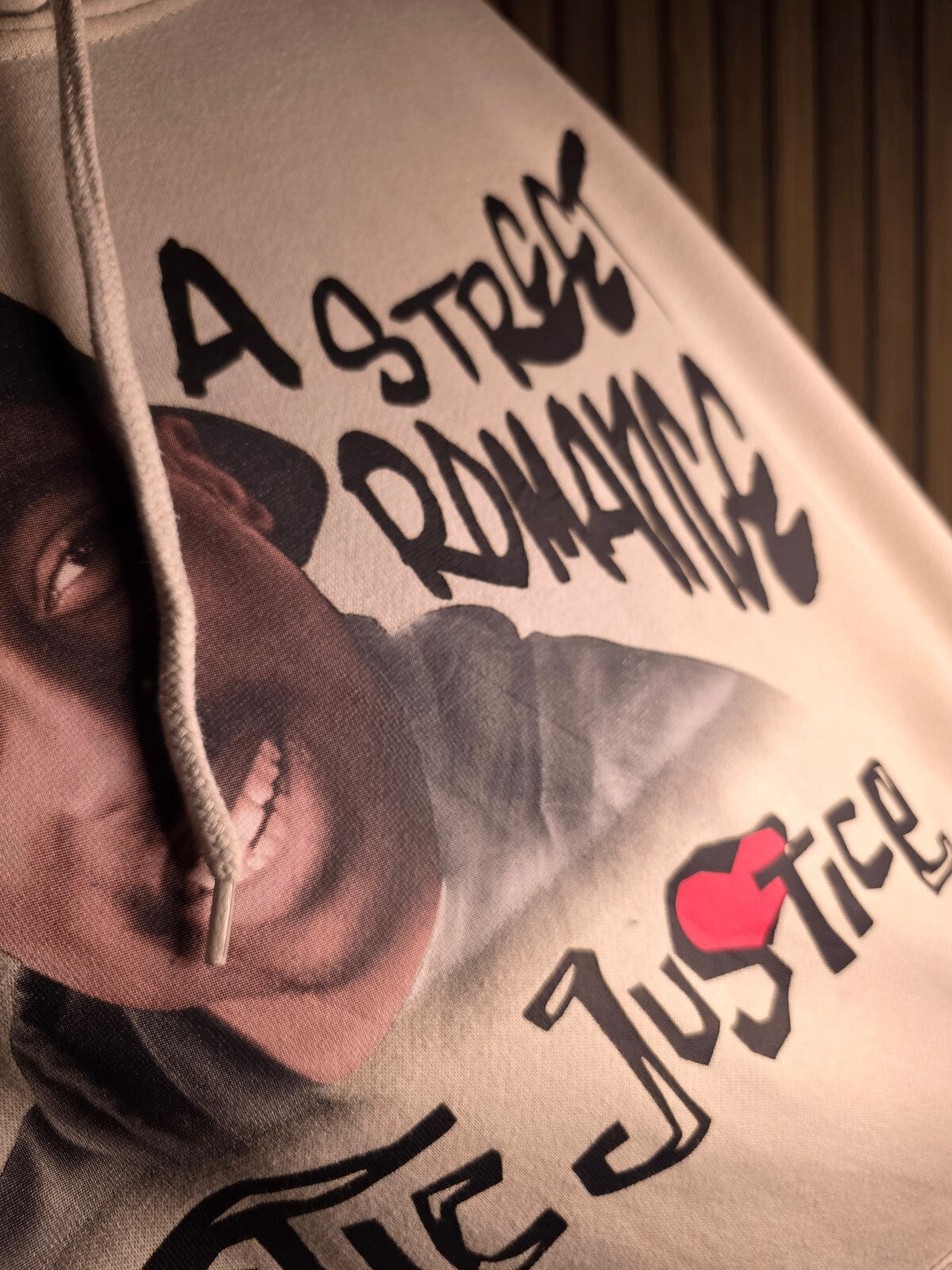 Chemistry A Street Romance Poetic Justice Hoodie Beige Size S