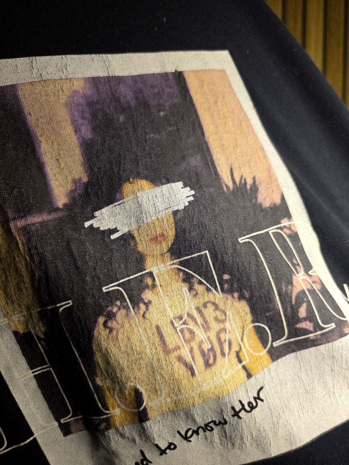 H.E.R. Graphic T-Shirt Black Medium Cotton