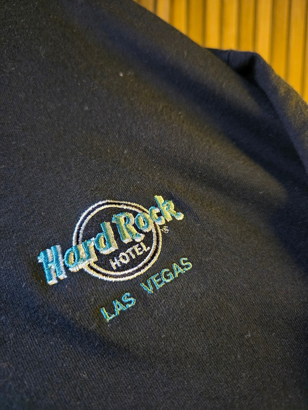 Vintage 90s Hard Rock Hotel Las Vegas Black Cotton T-shirt Size XL