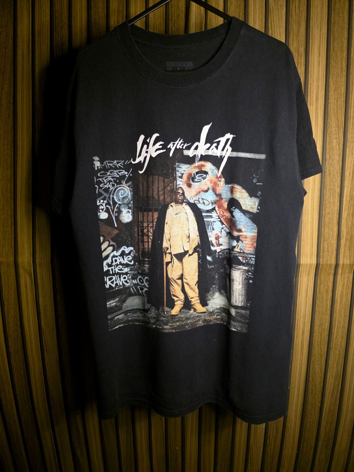 Life After Death Graphic T-shirt Black Size Medium