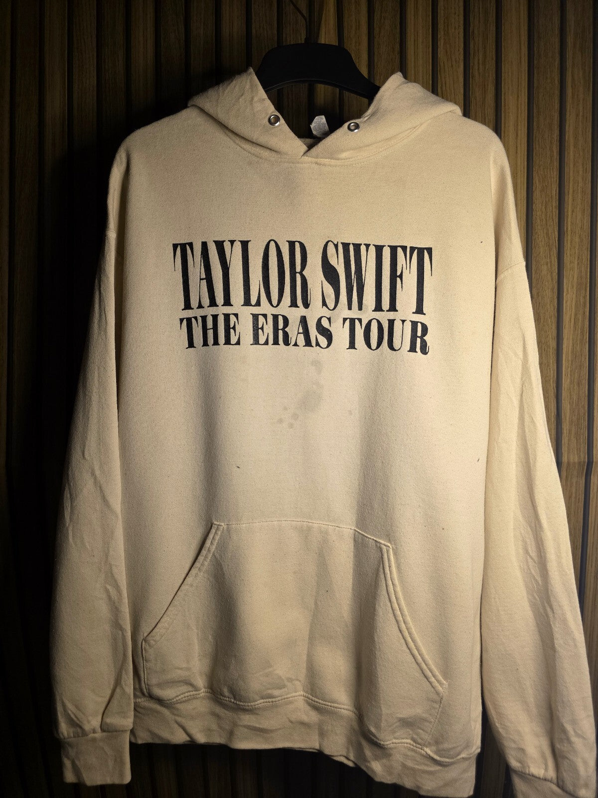 Jerzees Taylor Swift The Eras Tour Hoodie Cream Large