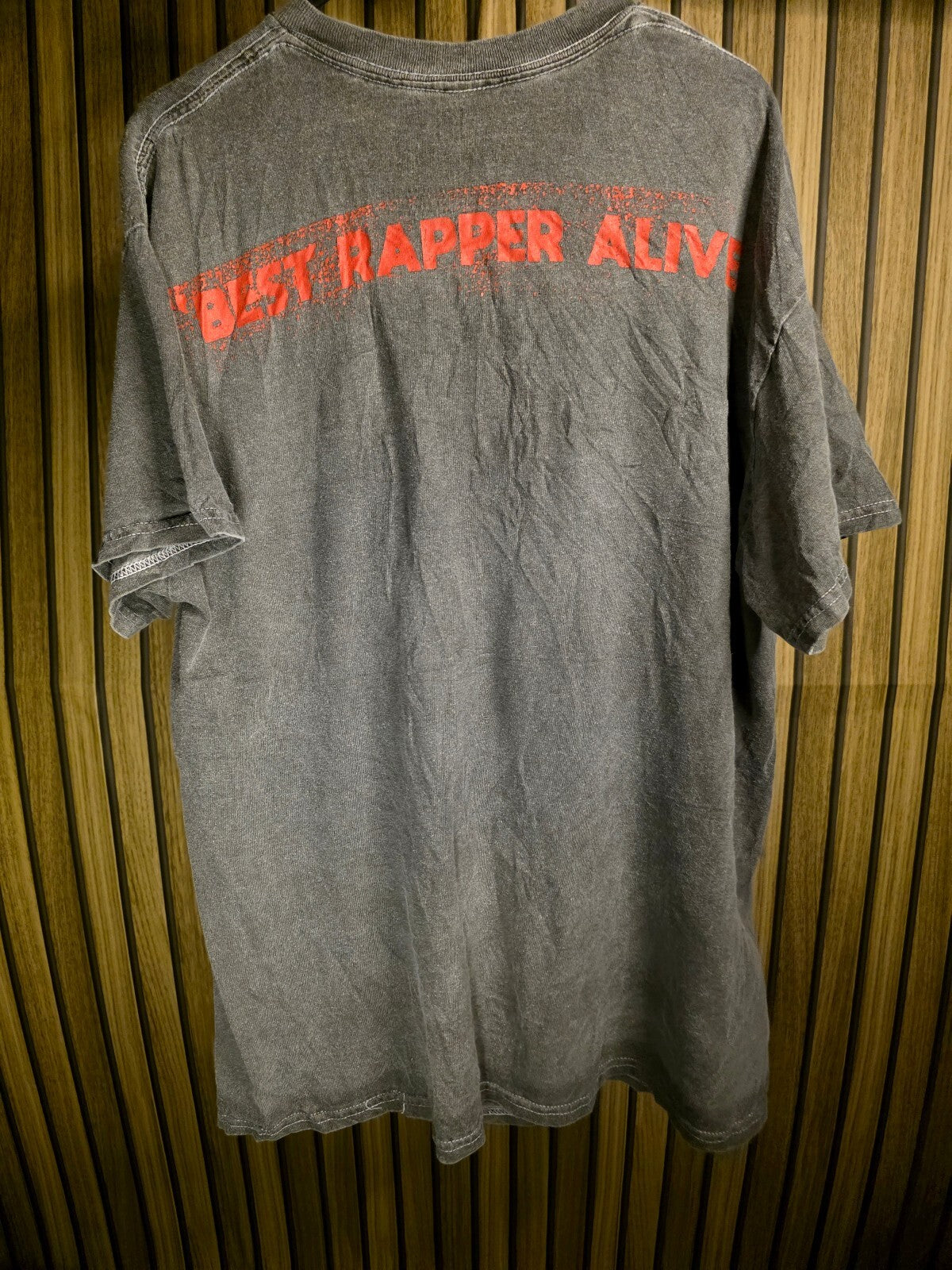 Lil Wayne Best Rapper Alive Graphic T-Shirt Black Vintage Style Medium