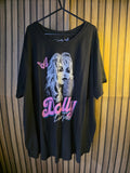 Dolly Parton Graphic Black T-Shirt 2X Large