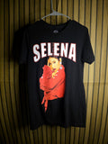 Selena Graphic T-Shirt Black Size S Cotton