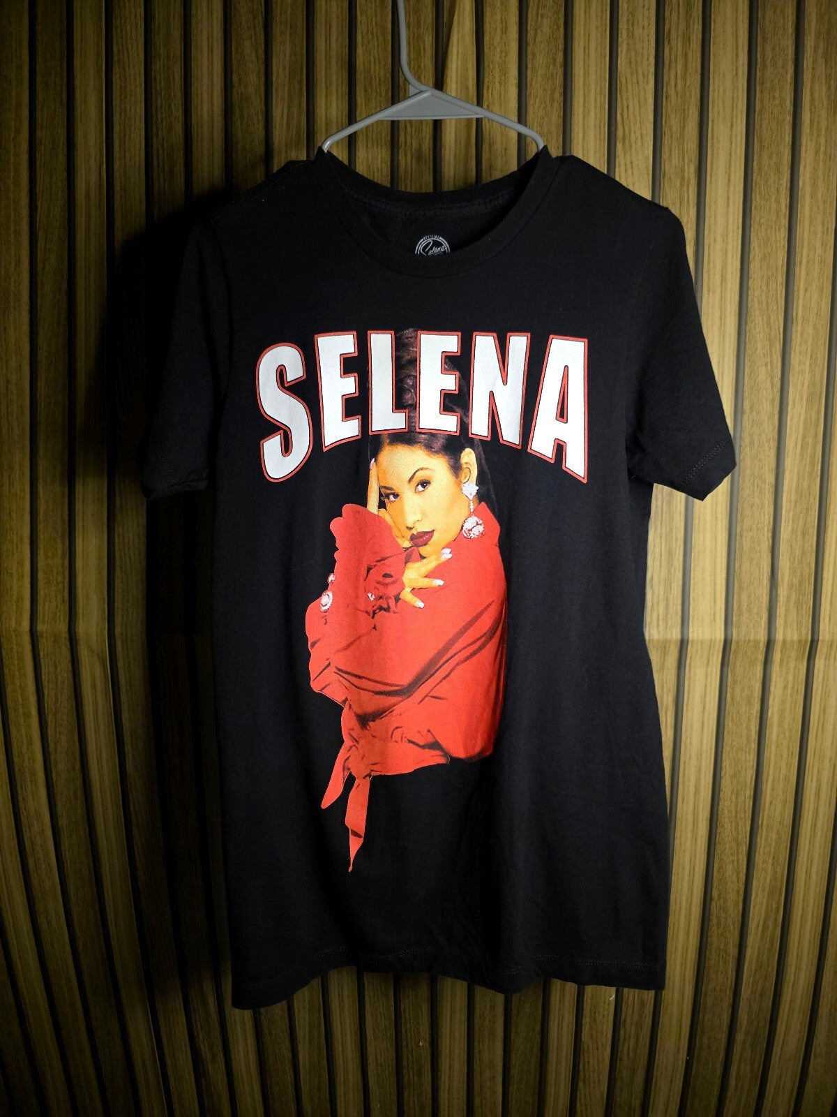 Selena Graphic T-Shirt Black Size S Cotton